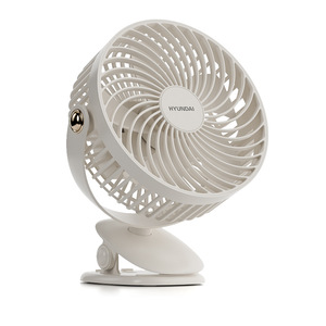 Hyundai <b>Mini</b> <b>Fan</b> 120x113x158mm DC Motor Rechargeable <b>USB</b> Clip Portable Desk <b>Fan</b> - Product Image 2