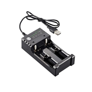 Nuovo Caricabatterie USB Intelligente a 2 Slot per Batterie Li-Ion 3.7V 14500 16340 16650 14650, Marca <span class=keywords><strong>BMAX</strong></span>, Caricatore Doppio DC 4.2V - Product Image 1