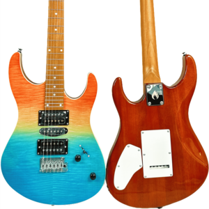 Popular Design OEM tiger Maple Electric <b>Guitar</b> Mahogany Body OEM Glossy Varnish Multiple Color Options guitarra electrica - Product Image 2