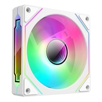 Ventiladores de Refrigeración para Caja de PC Magic Infinity Mirror de 120 mm RGB ARGB, Silenciosos, con Aspas de Giro Positivo/Inverso, para Juegos