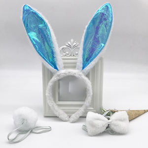 뜨거운 판매 성인 토끼 레이디 이어 스팽글 머리띠 예산 친화적 인 파티 장식 부활절 및 여성을위한 콘서트 - Product Image 1