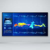 Pantalla LED Digital Interior de Alta Resolución P2 a Todo Color, con Animación de Texto, Compatible con Clasificación IP5x, para Centros Comerciales y Centros de Monitoreo