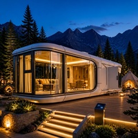 Maisons capsules, maison préfabriquée en conteneur, maison en conteneur de 20 pieds, maison préfabriquée modulaire pour une installation rapide et une vie nomade