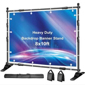 Custom <strong>Printing</strong> 10x8ft Step and Repeat Heavy Duty Backdrop <strong>Banner</strong> for <strong>Display</strong> for Trade Show Photography Photo Booth Party - Product Image 1