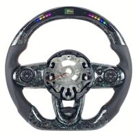 Volant en cuir et carbone forgé sur mesure pour BMW F30 F10 F15 F36 F01 F20 F22 F25 F31 F32 E90 E91 E92 E93 E70 E71 E72 M4 M5 M6