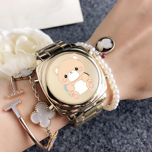 Reloj de Mujer de Acero Inoxidable Chapado en Oro Touses, Reloj de Cuarzo Simple - Product Image 2