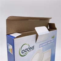 Nouveau design d'impression couleur écologique Boîte de papier d'emballage de produit en carton ondulé recyclable certifiée Fsc personnalisée