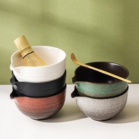 Coffret cadeau Matcha, style Japandi haut de gamme personnalisé, coffret Matcha noir 4 pièces, personnalisable