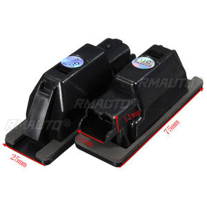 2 pièces, éclairage de plaque d'immatriculation LED pour voiture, blanc, pour Peugeot 207 308, pour Citroën <span class=keywords><strong>Berlingo</strong></span> C2 C3 Pluriel Baujahr C4 C5 C6 - Product Image 6