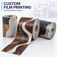 Servizio di Stampa Digitale Personalizzata su Film Plastico per Imballaggi Flessibili in PE Laminato per Caffè con Logo