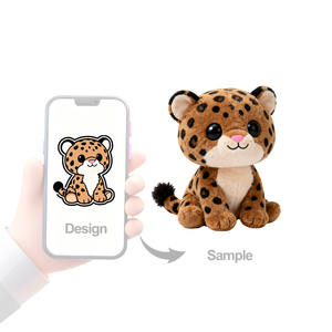 Orman Hayvanları Peluş Özel Yapım Aslan Leopar Kaplan Peluş Oyuncaklar Zürafa Fil Ayı Panda Kaplan Hayvanat Bahçesi Peluş Hediye - Product Image 2