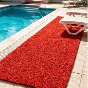 Tappetino in PVC Ecologico 100% Antiscivolo con Base in Schiuma Rigida, Tappetino a Spirale Tipo Spaghetti per Vendita all'Ingrosso - Product Image 3