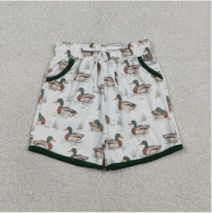 Shorts d'été pour enfants SS0677 Mallard Ducks pour garçons - Product Image 1