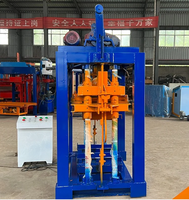 Machine à fabriquer des blocs de ciment manuelle TENGFEI QT4-40 pour briques de pavage pleines et creuses avec moteur 220V 380V