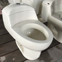 Sanitaires sud-américains, sanitaires de salle de bain modernes et bon marché, WC en céramique blanche, ensemble de toilettes, une seule pièce, inodoro