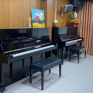 Piano vertical acústico de gran tamaño para niños de la familia 123D1 madera maciza Korg Pa1000 61 teclas Led retroiluminado mecánico negro brillante - Product Image 2