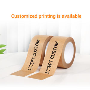 Cinta de Embalaje de Papel Kraft de Una Cara con Impresión de Logotipo Personalizado, Acrílica, Resistente, Reciclable y Ecológica - Product Image 4