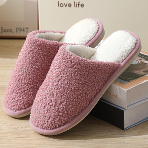 Pantuflas Unisex Ligeras Antideslizantes de Piel Sintética Suave para Interiores, Invierno, Venta Directa de Fábrica, Térmicas, Punta Cerrada, Acolchadas para Otoño - Product Image 6