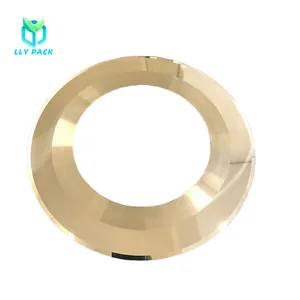 LLY Golden Coated Thin Slitting Knife Tungsten Carbide Steel Blade for Roll Slitting Machine