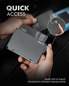 Thumbs-Up Fabrikant Oem & Odm Slanke Designer Kaarthouder Rfid & Nfc Blokkerende Metalen Aluminium Portemonnee Met Geldclip - Product Image 4