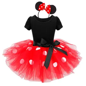 Innovadores productos calientes lindo diseño fabrica Mickey dibujos animados Niñas Ropa vestido para niños