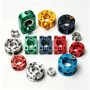 Componentes CNC de Precisión Personalizados para Mecanizado de Bloques de Válvulas Hidráulicas de Aluminio Anodizado de Alto Rendimiento, Piezas de Repuesto Mecánicas - Product Image 2