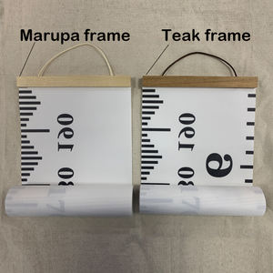 Décoration murale en toile bricolage pour enfants règle de tableau de croissance éducative bâton de mesure pour enfants - Product Image 3