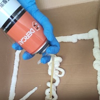 Mousse de polyuréthane isolante en spray 750 ml, imperméable, expansible, mousse PU pour la construction