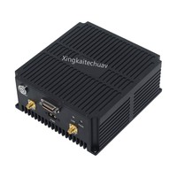 Radio maillée aérienne SDR FHSS haute puissance 40 Watts pour drone, liaison de données sans fil, nœud de réseau mobile MANET avec interface IP RS232