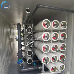 Reverse Osmosis Water Treatment Machine Purification System RO Filter Pure Water Machine Solar Container Water Desalination