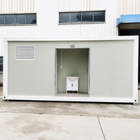 Maisons conteneurs modulaires personnalisées, toilettes et salles de bain mobiles d'extérieur, mini-maisons modernes, toilettes portables avec douche pour l'habitation