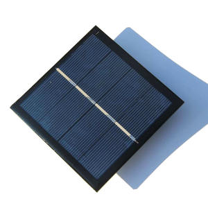 Pengisi daya Panel surya Mini portabel, sistem energi surya Portabel 1W 2V dengan dasar untuk pengisian daya baterai 1.2V AA langsung isi ulang - Product Image 6