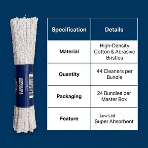 Bâtonnets de nettoyage abrasifs traditionnels en coton de qualité supérieure avec poils durs, 44 unités, pour la vente en gros aux boutiques de tabac - Product Image 3