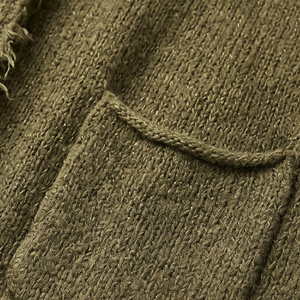<span class=keywords><strong>Cardigan</strong></span> en tricot doux à manches longues pour <span class=keywords><strong>femme</strong></span>, style <span class=keywords><strong>vintage</strong></span>, ouvert sur le devant, uni, confortable, avec pompons, pull tendance pour l'automne - Product Image 4