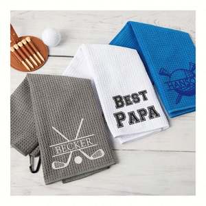 Toalla Deportiva de Golf de Microfibra con Diseño de Piña, Triple Pliegue, Engrosada, Esencial para Uso Promocional - Product Image 1