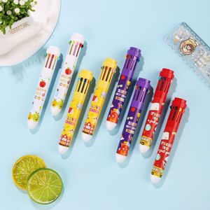 Stylo rétractable multicolore 0,7 mm pour le <span class=keywords><strong>bureau</strong></span> et l'école - Issu de sources durables - Product Image 5