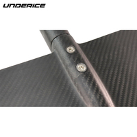 Mât en aluminium Full Carbon Fiber Wing SUP Hydrofoil pour Stand Up Board Surfing avec Plate Mount Carbon Foil