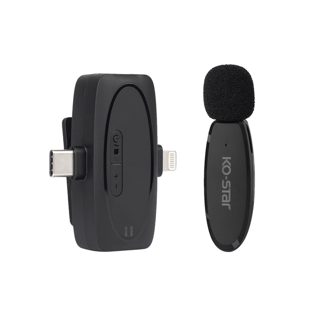 Wireless Lavalier Lapel Pocket Microphone Small for Podcast Recording Live Instrument Communication