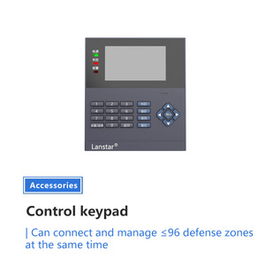 Teclado de Controle com Fonte de Energia Solar Tipo 120m Solução de Segurança Perimetral 500m² Residencial Sistema de Cerca Elétrica de 4 Linhas - Product Image 3