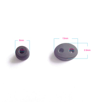 Bouton en silicone pour vêtement, boucle en silicone pour vêtement, perle en silicone pour chaussures, étiquette en silicone pour sac à dos, patchs