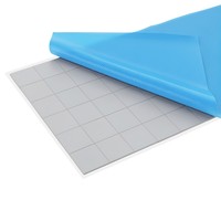 Coussin thermique en silicone à haute conductivité thermique 5,0 W/mK pour le refroidissement des modules d'alimentation des serveurs GPU, UL94V-0 100*100*1mm