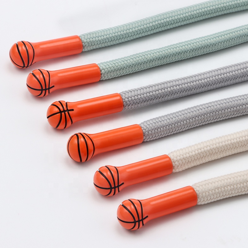 Баскетбольные металлические наконечники с логотипом бренда на заказ, металлический наконечник для свитера, худи, металлический наконечник со шнурком