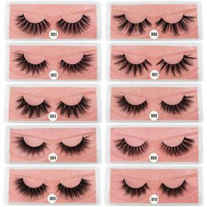 Pinky leem Vente en gros Marque privée Cils en faux vison vegan 25mm Cils en vison 3D avec emballage de boîte à cils - Product Image 5