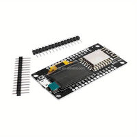 Placa de Desarrollo NodeMCU ESP8266 con Pantalla OLED de 0.96 Pulgadas, Módulo de Controlador CH340 para Programación Arduino IDE/Micropython