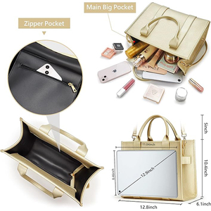 Sac fourre-tout d'été grande capacité style japonais vintage avec logo personnalisé, sac à bandoulière en <span class=keywords><strong>cuir</strong></span> PU tendance pour <span class=keywords><strong>femme</strong></span> - Product Image 2