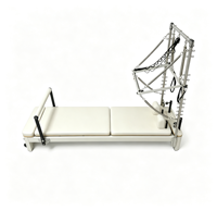 Reformer de Pilates en aluminium avec tour, ensemble complet, machine d'exercice multifonctionnelle pour le renforcement du tronc, pour studio commercial et salle de sport