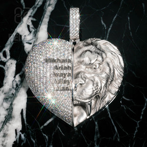 Custom Vvs Moissanite <b>Name</b> Pendant Men Hip Hop Style Iced Out 3D Letter Initial Pendant With <b>Chain</b> Fine Jewelry - Product Image 1