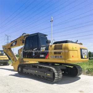 Long Boom Segunda mano Medio Crawler Excavadora hidráulica Cat 330D2L 30 toneladas Máquinas usadas De Construcción Excavadora - Product Image 1