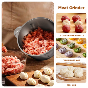 Hachoir à viande semi-automatique 8000W 12L Commercial Heavy Duty avec bol en acier inoxydable Contrôle mécanique - Product Image 4