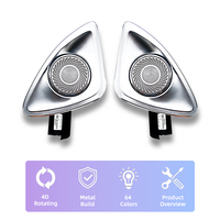 Haut-parleur rotatif 4D 64 couleurs avec éclairage d'ambiance pour kit de mise à niveau des aigus de l'intérieur de voiture Classe S W223